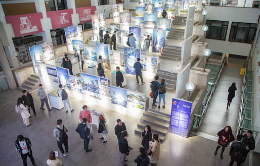 Aedas exhibits its projects at Tongji University, Shanghai, China