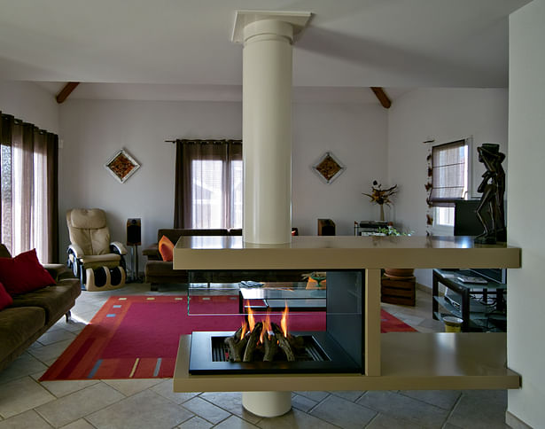 Bloch Design free standing fireplace 2