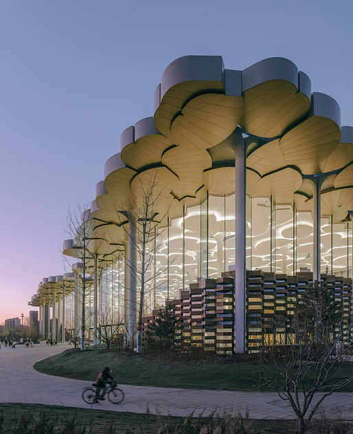 The 2024 IFLA/Baker & Taylor Public Library of the Year Award winner Beijing Library from Snøhetta. Photo: Yumeng Zhu 