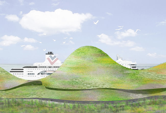 Port of Kinmen 1st prize entry by Junya Ishigami + Associates/ Junya Ishigami WITH Bio Architecture Formosana Architecture / Ching-Hwa Chang