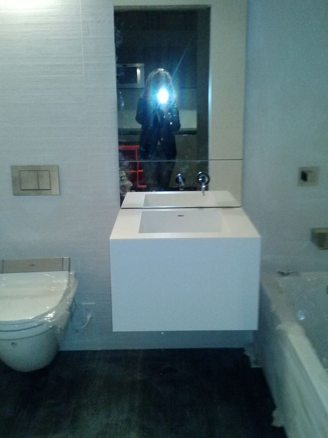 Modern Bathroom in Micro-Space