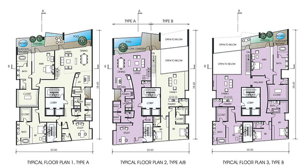 TYPICAL FLOOR PLANS