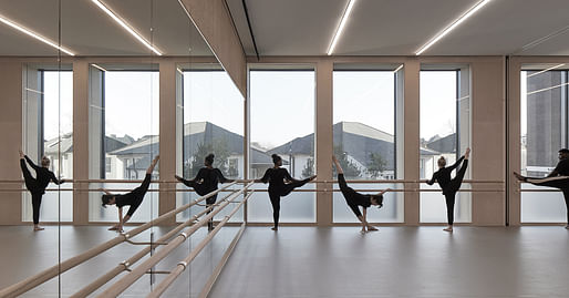 Grafton Architects' Stirling Prize-winning design for Kingston University Town House. Image: Ed Reeve. 