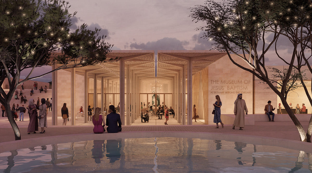 News: Níall McLaughlin team wins Museum of Jesus’ Baptism design competition