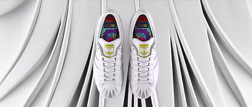 Screenshot via "adidas Originals = Pharrell Williams | Supershell x Zaha Hadid" on youtube.com