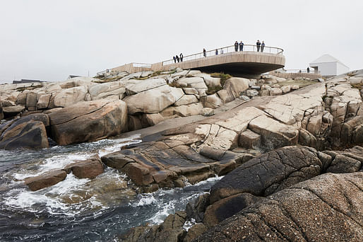 Peggy’s Cove Viewing Platform by Omar Gandhi Architects, Peggy’s Cove, Nova Scotia, Canada. Photo: Maxime Brouillet.