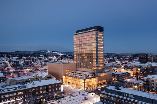 Culture category winner: Sara Culture Centre by White Arkitekter AB. © Jonas Westling