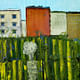 I am thankful for my skeleton. He is still in the garden - Oil on linen 26' x 36' by John Lurie.