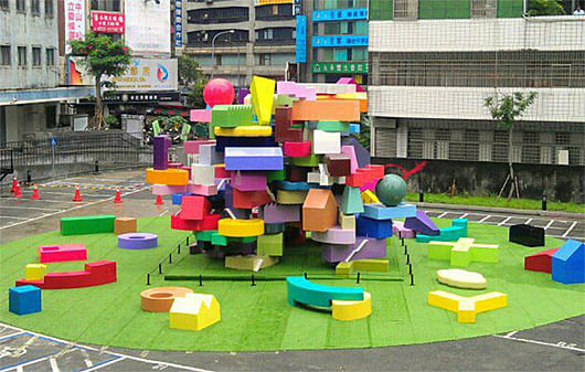 Vertical village exhibition in Taipei (Image: MVRDV)