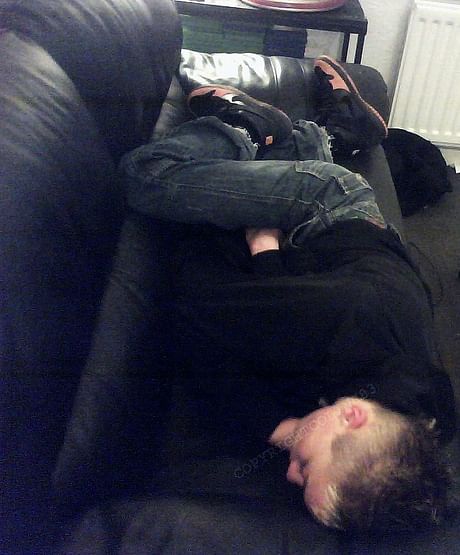 Barkitecture: insight into the school studio: That kid fell asleep and is totally hogging the sofa again http://bit.ly/qmln35