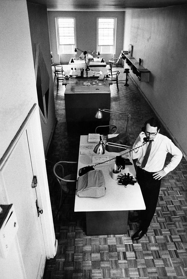 Richard Meier Portrait at his office on 56 East 53rd Street - Richard Meier & Partners Architects
