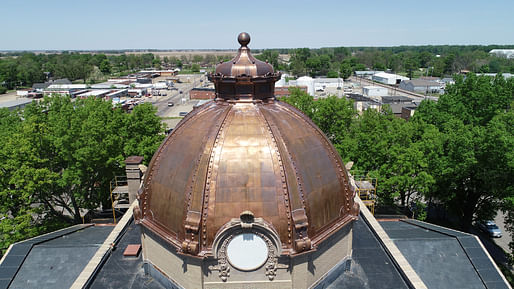 Mississippi County Courthouse Dome Replacement by Revival Architecture, Inc. Photo: Renaissance Historic Exteriors