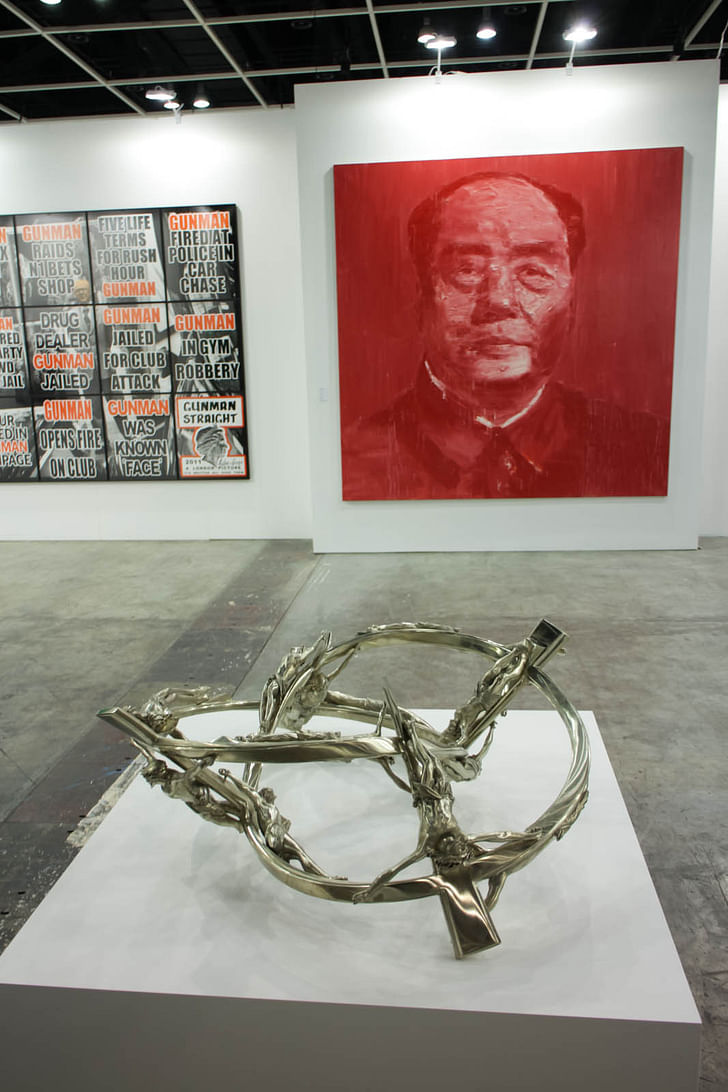 Yan Pei-Ming - 'Portrait Officiel Rouge' 