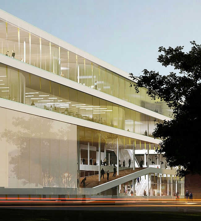 Zoom of west facade (Image: Kubota & Bachmann Architects+Martinez)