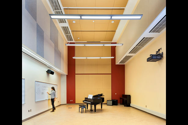 Interior, Large Music Practice Room