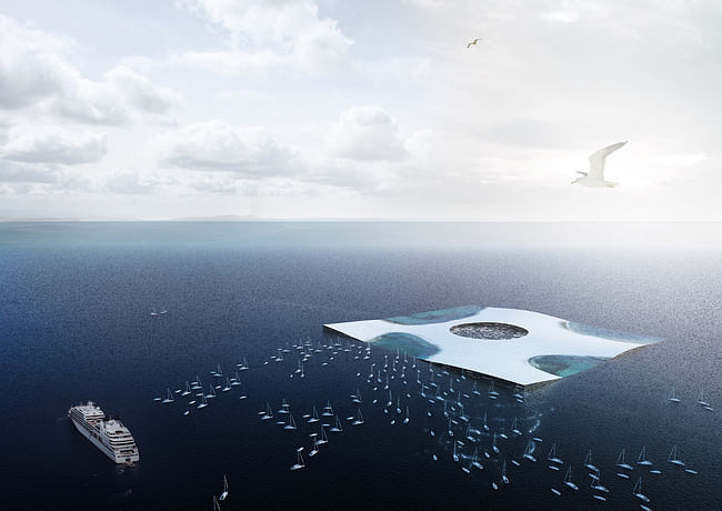 Jacques Rougerie Foundation International Competition results: Innovation and Architecture for the Sea - Laureate: BIODIVER[CITY] by Quentin Perchet, Thomas Yvon and Zarko Uzlac | France and Romania.