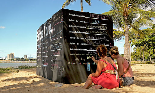 Candy Chang, Before I Die, Townsville, Australia. Photo by: Kim Kamo.