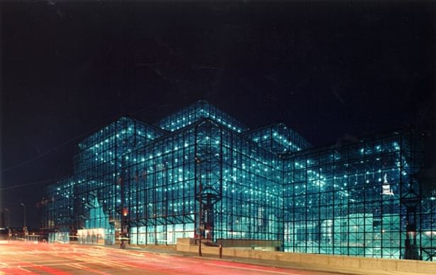 J. K. Javits Convention Center at night, NYC