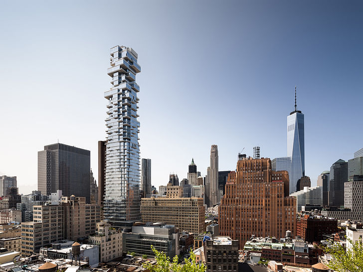 56 Leonard. Herzog & de Meuron Architects. © Alexander Severin