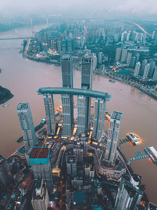 Raffles City Chongqing. Photo: E-Jay Photography, courtesy Safdie Architects.
