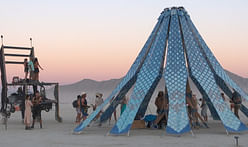 MIT Media Lab group unveils Living Knitwork Pavilion at Burning Man 2023