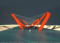 Cable-stayed automobile bridge