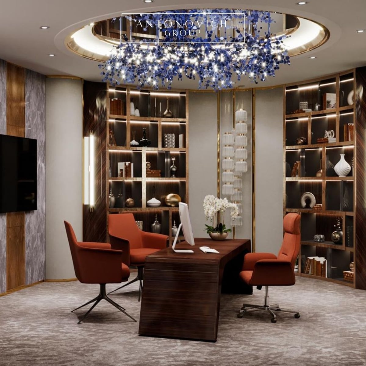 Redefining Professional Elegance: Antonovich Group's Luxury Office ...