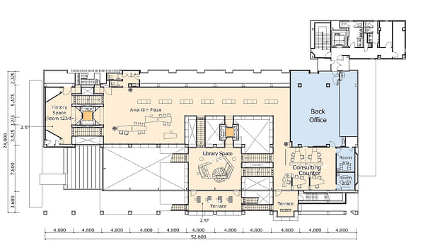 Second Floor Plan Credit: Nikken Sekkei Ltd