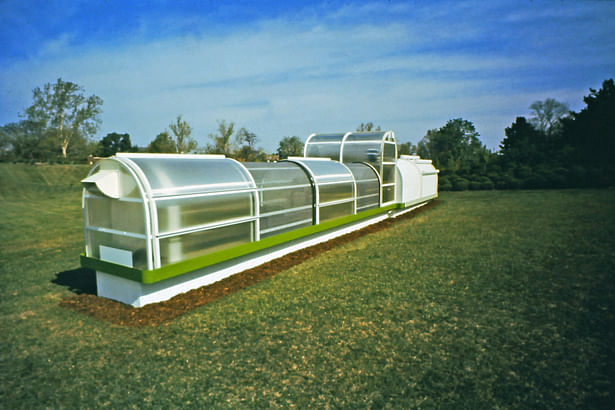 The Growth Accelerator 1987. Designed and built for the Missouri Botanical Gardens in St. Louis.
