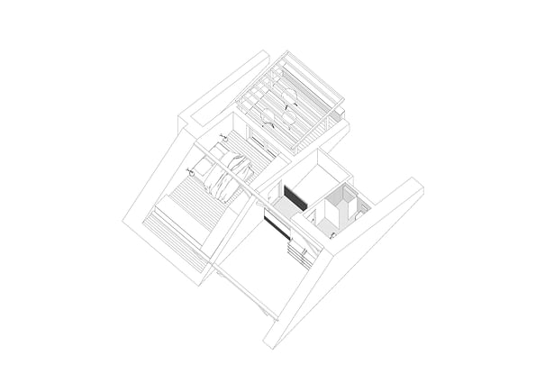 Axonometry Komon architekti