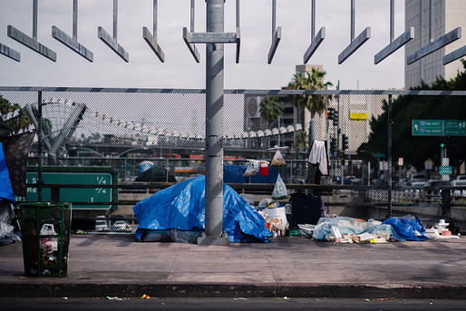 A homeless encampment in Downtown Los Angeles. Photo: Levi Meir Clancy/Unsplash.