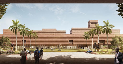 Rendering of the planned Edo Museum of West African Art. Image: Adjaye Associates.