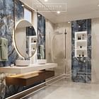 Elevating Bathing Bliss: Antonovich Group's Modern Bathroom Interior Design