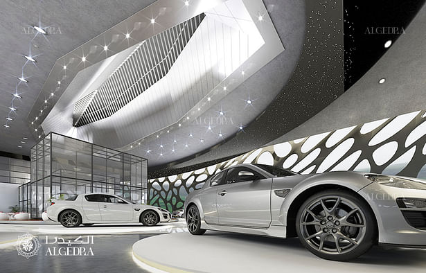 Car showroom design in Dubai