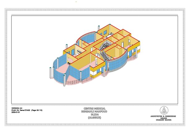 Isometric View of 3rd Floor Plan