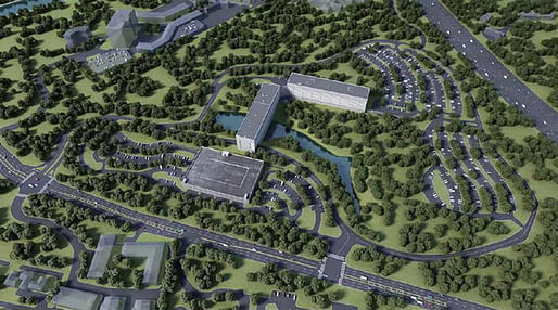 A rendering of the new North Atlanta High School. (Courtesy of North Atlanta High School via marketplace.org)