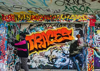 Traces: Graffiti, Skateboarding, and the Appropriation of Space (Design Thesis)