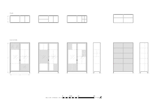 Hallway Cabinet drawings 