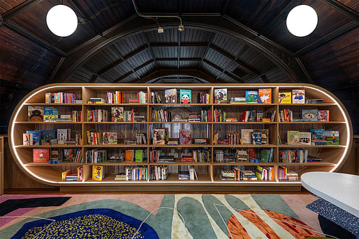 The Children's Library at Concourse House by Michael K. Chen Architecture.