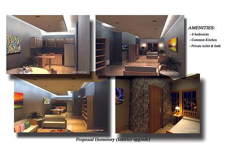 Proposed 6 bedroom Dormitory (interior upgrade)