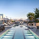 Rooftop Pool and Lounge at Journal Squared. Photo Credit: Qualls Benson and VMI