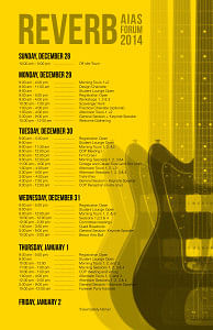 AIAS Forum Schedule