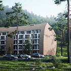 Architectural 3d renders of residential complex in Georgia 