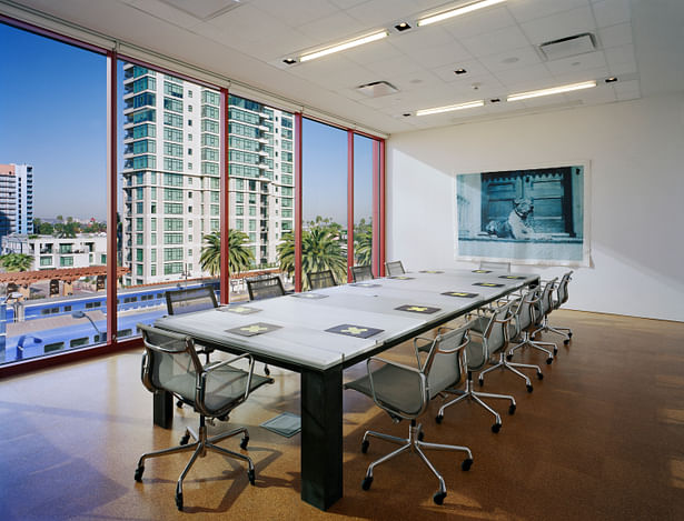 The museum's boardroom in the contemporary addition. PC: David Heald