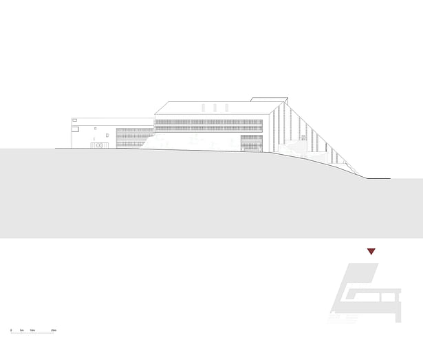 North Elevation Courtesy of West-line Studio