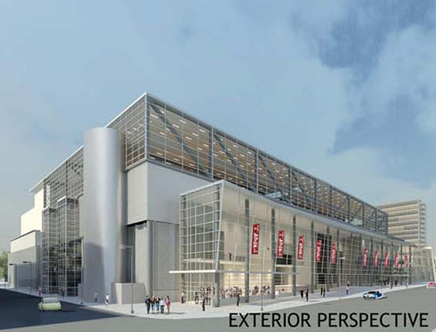 Exterior Perspective Rendering from Broad Street