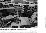 NEIGHBOURHOOD COMMUNITY - Affordable housing