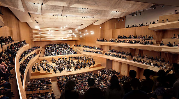 Rendering of the Hall