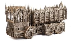 Wim Delvoye touches up building equipment with a Gothic spin