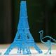 Eiffel tower model, made with the 3Doodler and a stencil. (Credit: WobbleWorks)